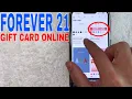 How To Buy A Forever 21 Gift Card Online