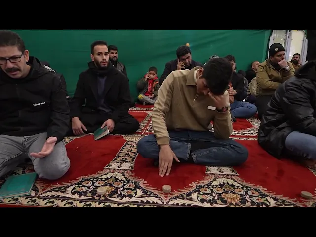 ⁣السلامُ عليكَ يا مولاي يا صاحب الزمان مراسم قراءة دعاء الندبة من الصحن الكاظمي المبارك