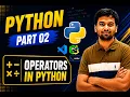 Python for AI Part 02 in Hindi Operators in Python Python Tutorial for Beginners