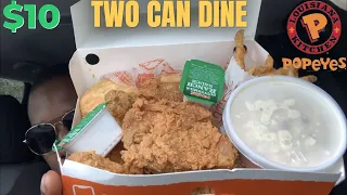 Popeye s 10 Two Can Dine Meal Review Popeye s Chicken