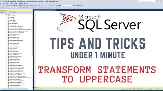 Transform your code to UPPERCASE