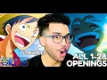 FIRST TIME REACTING TO ALL ONE PIECE OPENINGS (1-28)