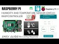 Raspberry Pi 4 Humidity and Temperature DHT22 Setup No coding required