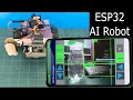 ESP32-CAM Simple AI Robot Object Detection Object Tracking Lane Tracking