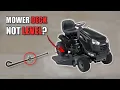 Craftsman Husqvarna Riding Mower Deck Not Level - How to Fix