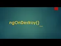 ngOnDestroy in Angular