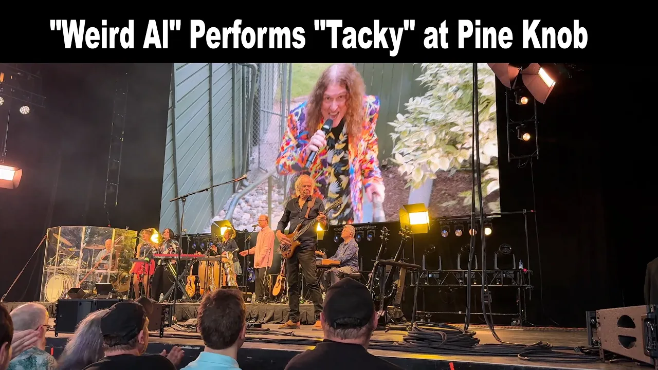 "Weird Al" Yankovic Performing Tacky at Pine Knob Music Theatre 7/2/2025 "Weird Al" Yankovic Performing Tacky at Pine Knob Music Theatre 7/2/2025