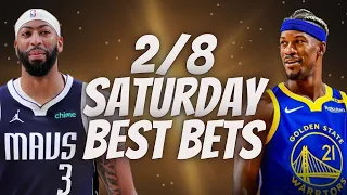 Best NBA Bets, Player Prop Picks, Parlays, Predictions FREE Saturday Today February 8th 2/8