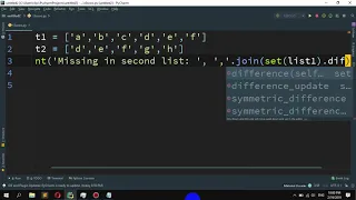 How to Find missing and additional values in two lists in Python