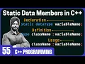 Static Data Members in C