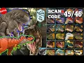 Jurassic World SURVIVAL 2026 MATTEL Scan Codes All Dinosaurs UPDATE DISTORTUS REX