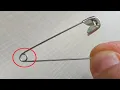 Lagu Many people do not know the secret of the safety pin.