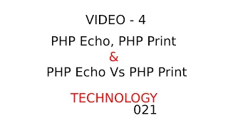 PHP Echo PHP Print PHP Echo Vs PHP Print