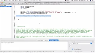 6 5 Part 2 Payroll Class - Java