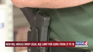 New bill would drop legal age limit for guns from 21 to 18