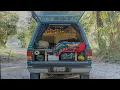 Minimalist DIY Truck Camper with Solar Conversion Setup - 1995 Ford Ranger