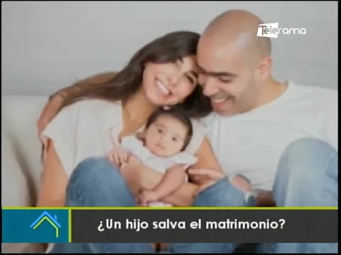 ¿Un hijo salva el matrimonio?