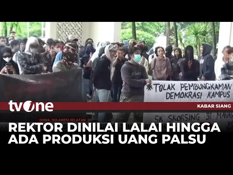 Mahasiswa UIN Aluiddin Tuntut Rektor Mundur Buntut Ada Produksi Upal di Kampus