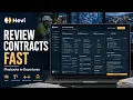 How to Use Hevi AI Contract Review Playbooks Departures and Contract Risk Analysis