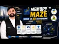 Memory Maze - Human vs AI Pathfinding Game Using Pygame CS619 Complete Final Year Project