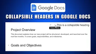 How to Create Collapsible Headings in Google Docs How to Make Collapsible Headers in Google Docs