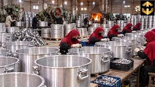 You Won’t Believe How Cooking Pots Are Made in a Factory | Top 10 Manufacturing Processe
