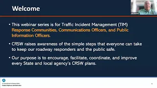 Crash Responder Safety Week All States Planning Call August 2024 FHWA Updates Presentation 