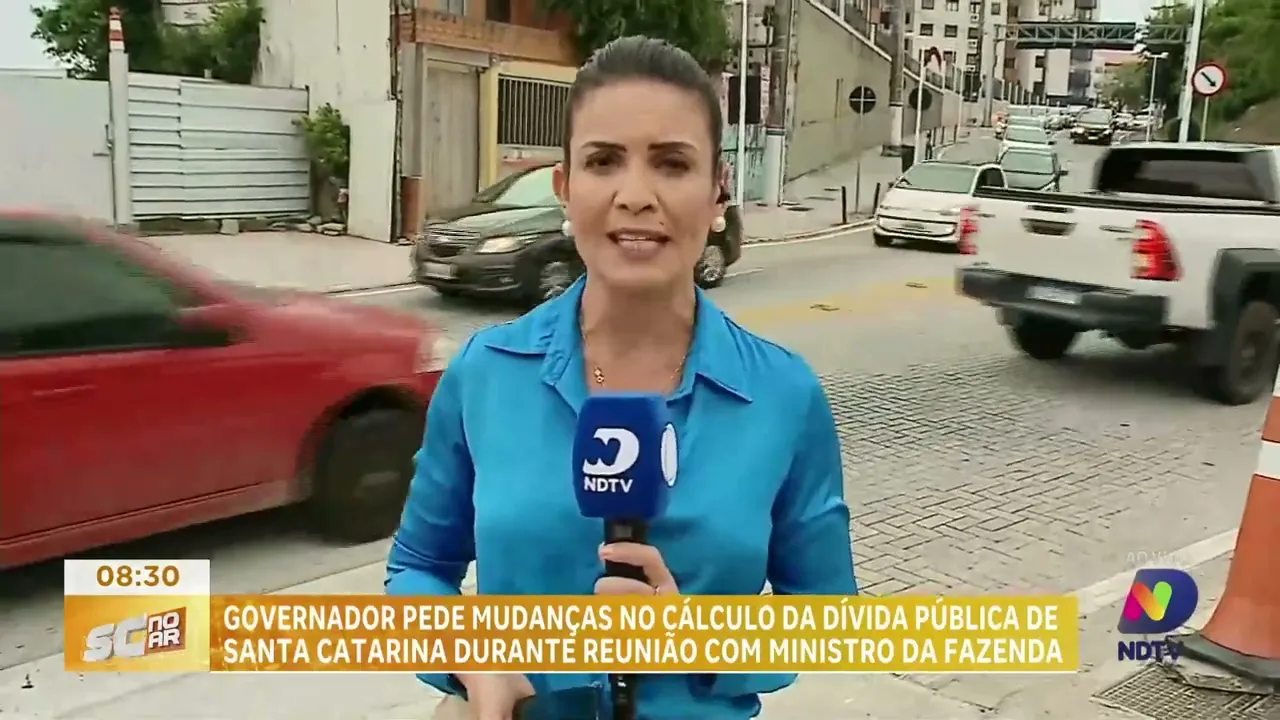 Governador pede mudanças no cálculo da dívida pública de SC durante reunião com ministro da Fazenda