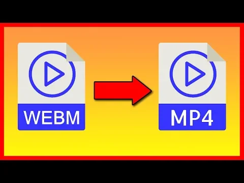 Download MP3 How to convert WEBM video format to MP4 - Tutorial (Free)