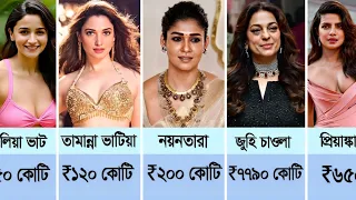 ইন্ডিয়ার সবচেয়ে ধনী অভিনেত্রী কে? 50 Richest Indian Actresses Net Worth | Bollywood vs South India