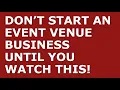 How to Start an Event Venue Business Free Event Venue Business Plan Template Included