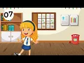 Prepositions Memory Quiz Game in Colorful and Illustrative Style