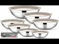 Download Lagu E far Stainless Steel Mixing Bowls with Lids 7 Piece Metal Mixing Bowls Review