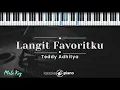 Langit Favoritku – Teddy Adhitya (KARAOKE PIANO - MALE KEY)