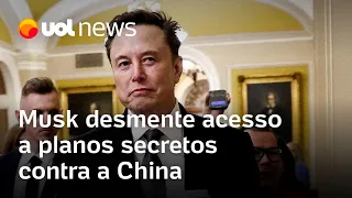 Elon Musk desmente acesso a planos secretos do Pentágono contra China e quer processar funcionários