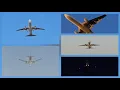 4x FedEx aircraft Taking off from San Diego 3 B763s 1 B752 One B763 gears never retracted