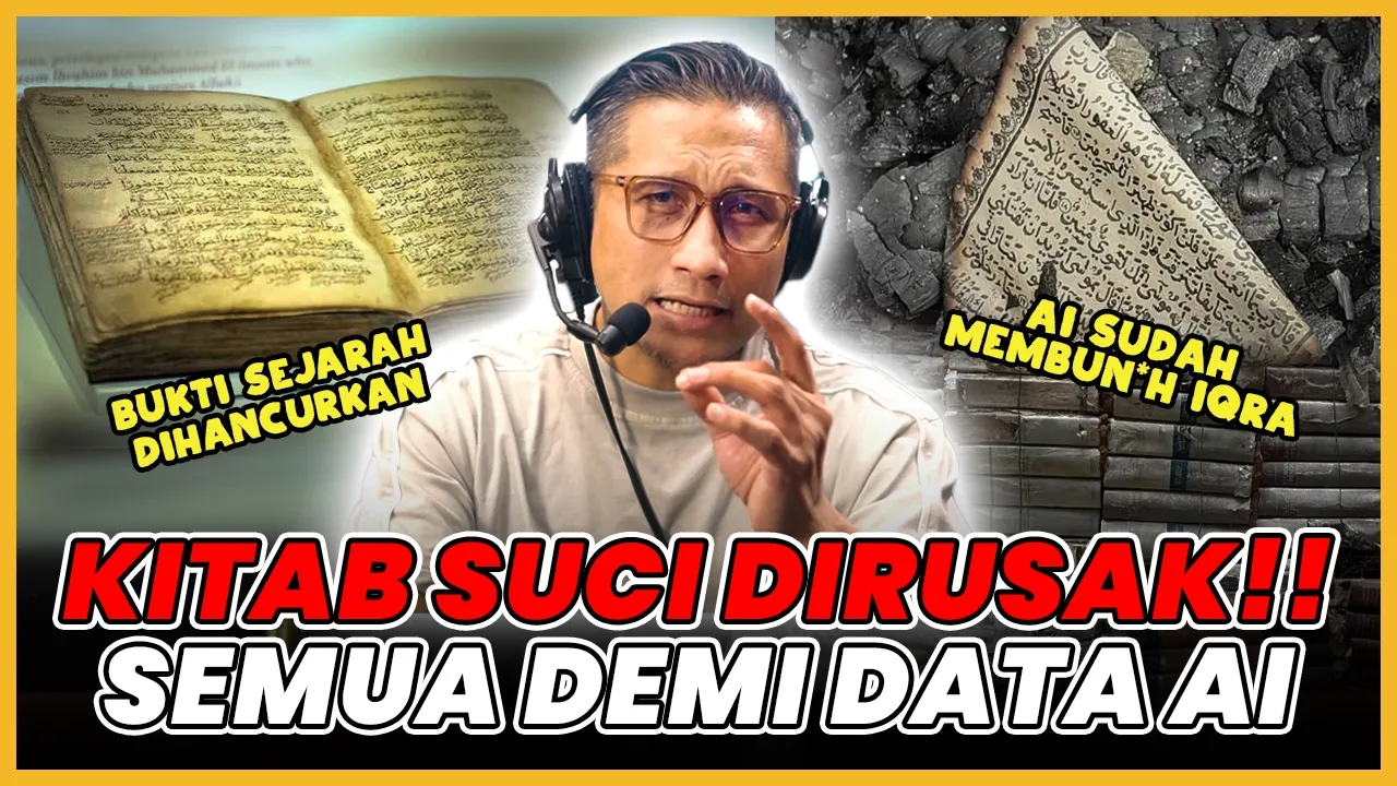 Gila! Al-Qur’an & Buku Bersejarah DIHANCURKAN DEMI AI? - Berita Untung
