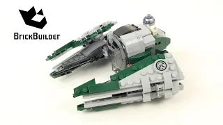 Lego Star Wars 75168 Yoda's Jedi Starfighter - Lego Speed Build