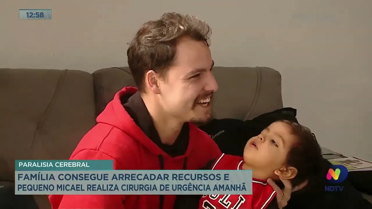 Família consegue arrecadar recursos e pequeno Micael realiza cirurgia de urgência nesta terça