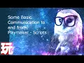 Unity PlayMaker Tutorial Some Basic Communication between scripts and playmaker