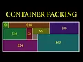How to Optimally Pack a Container 2D Knapsack