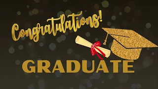 1 HOUR Congratulations Graduate Background