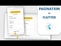 Flutter Pagination Tutorial Easily navigate between app pages fetching data from an API