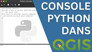 Presentation de la console Python dans Qgis PyQGIS