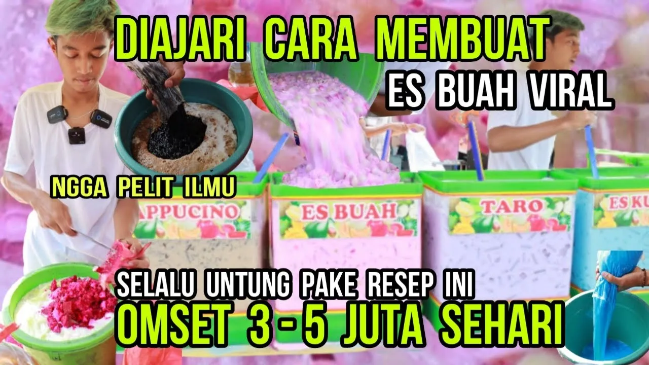 INI DIA RAHASIANYA ‼️ BONGKAR TUNTAS CARA PEMBUATAN ES BUAH VIRAL ‼️ DIAJARI DENGAN JELAS RESEPNYA INI DIA RAHASIANYA ‼️ BONGKAR TUNTAS CARA PEMBUATAN ES BUAH VIRAL ‼️ DIAJARI DENGAN JELAS RESEPNYA