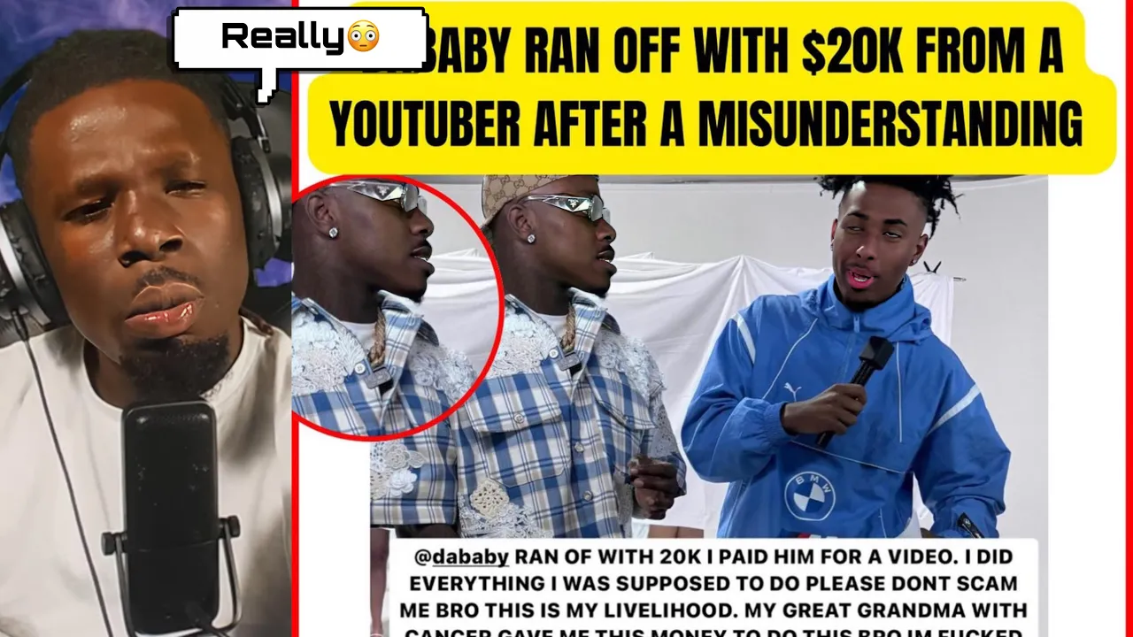 Dababy Runs Off With 20k That Grandma Gave YouTuber To Flip While She’s Fighting Cancer 😳