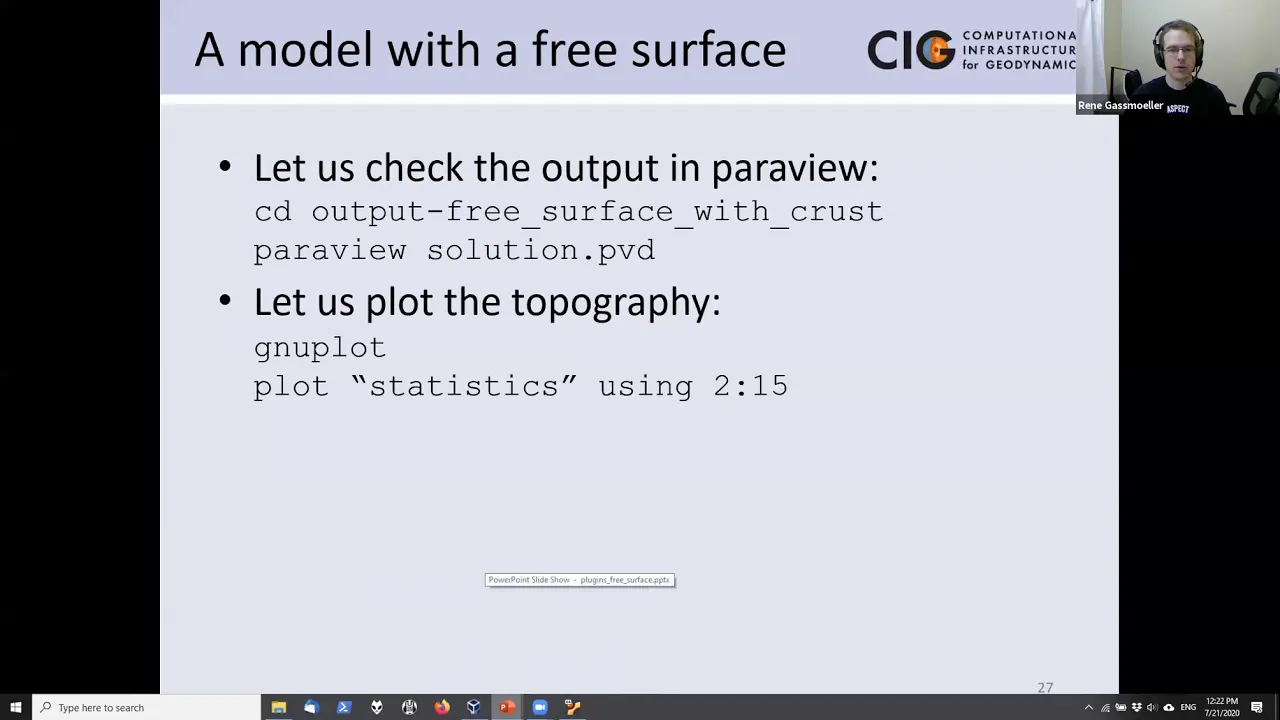 CIG 2020 Tectonics Modeling Tutorial (Day 2 - Part 3)