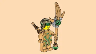 LEGO 892297 Instructions | NINJAGO | Golden Oni Lloyd | Magazine Gift