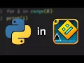 I made a mini-Python inside Geometry Dash
