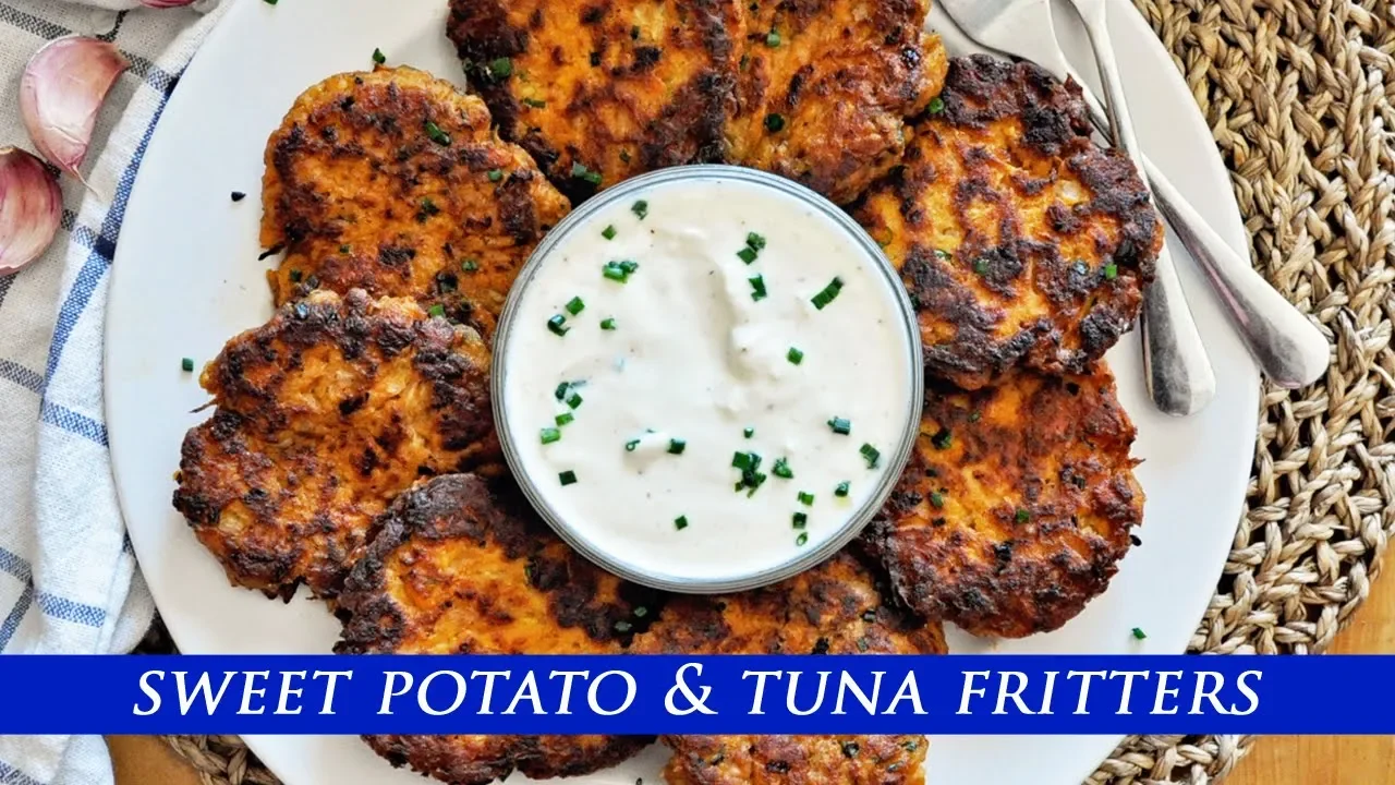 SWEET POTATOES & TUNA   The ULTIMATE Breakfast FRITTERS